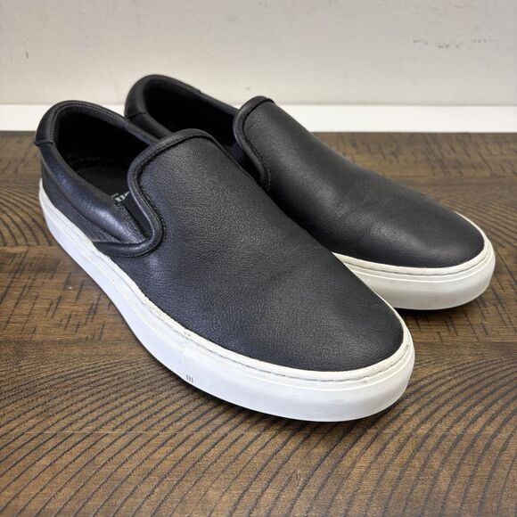 Diemme Garda Slip On Leather Low Top Sneakers Men US 10 Black Shoes EU 43 main image 5
